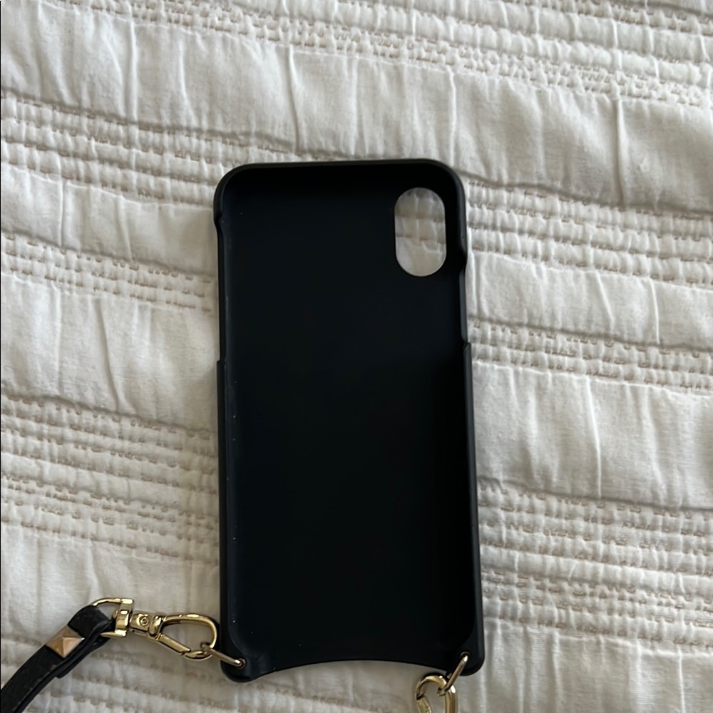 Black and Gold iPhone X/XS Case with Sleek Design